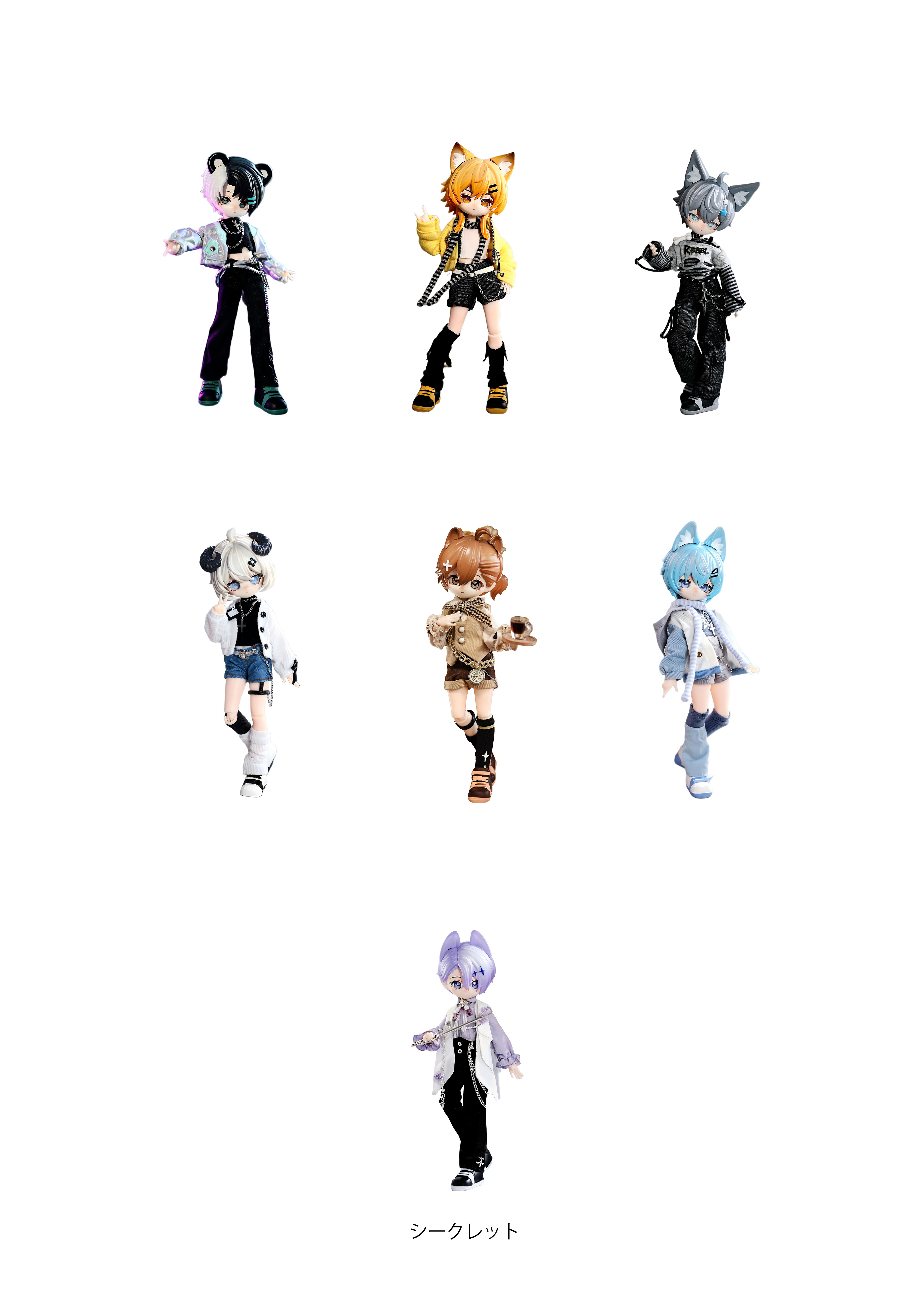 「ACG.GO」「預購」Nanodoll STREET ENCOUNTER 系列 盲盒公仔 (整盒6入)