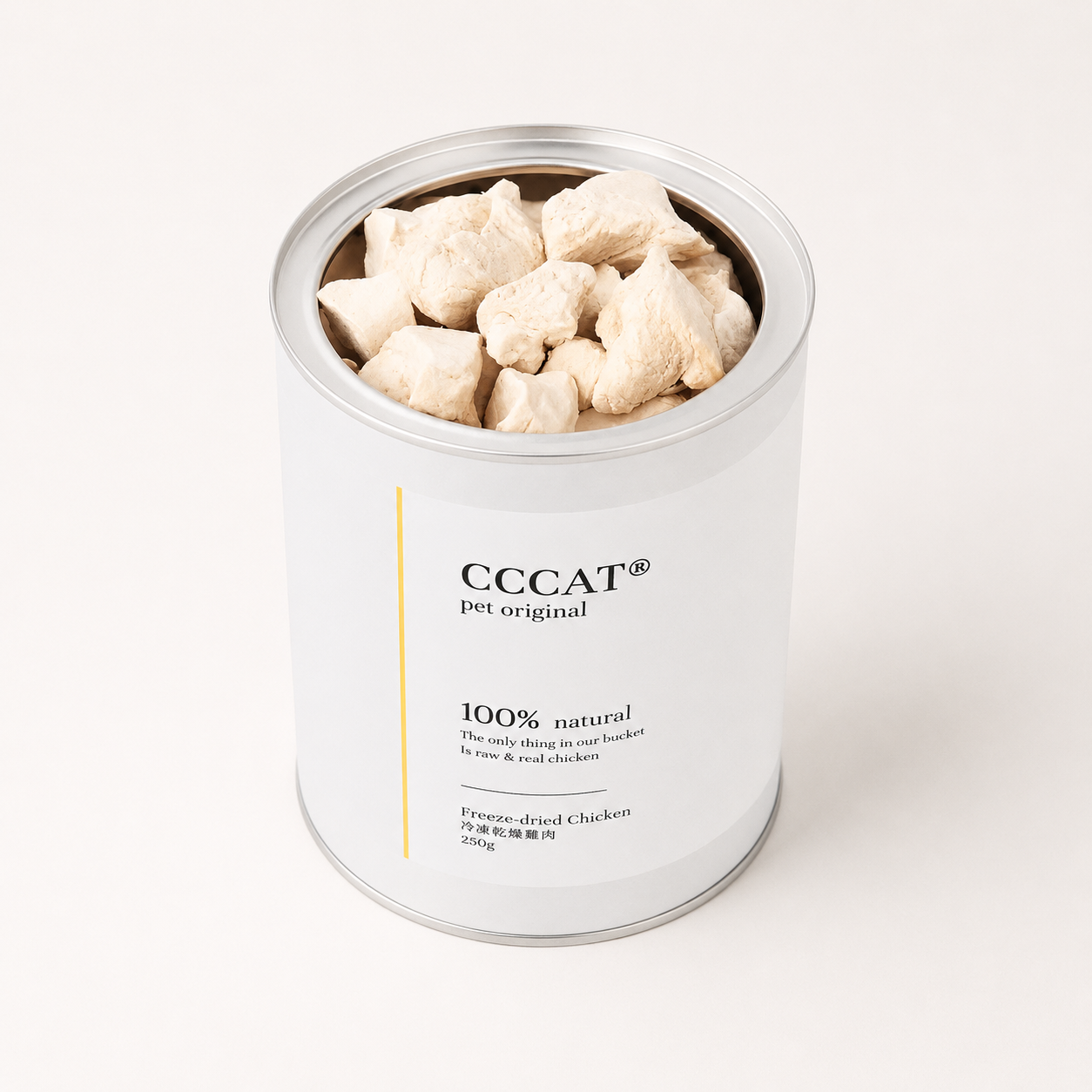 CCCAT 凍乾雞肉零食桶