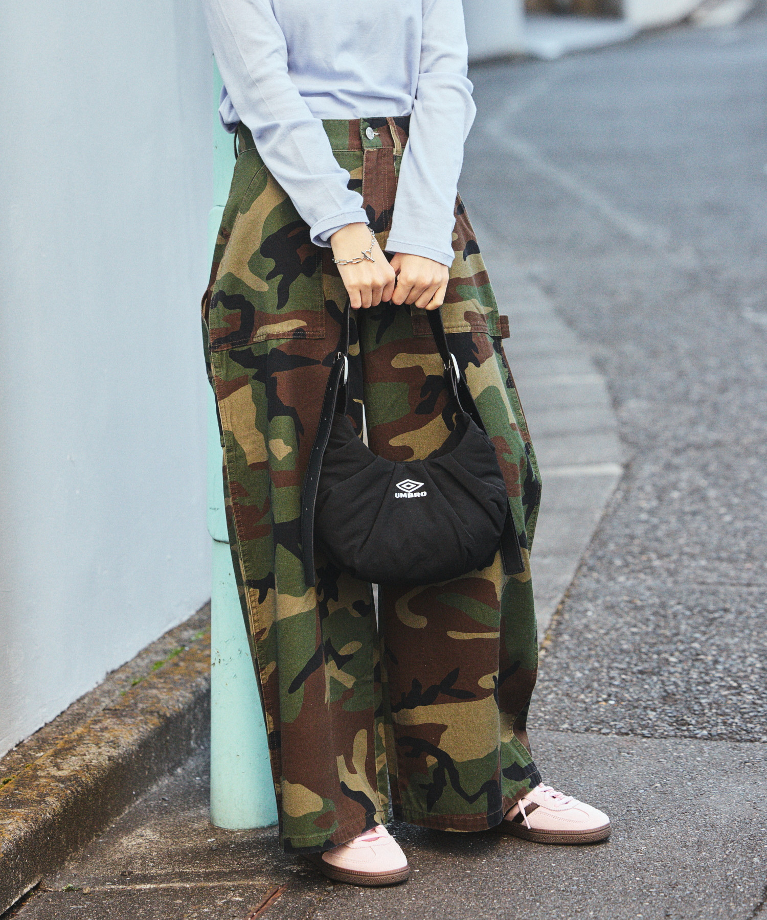 UMBRO × FREAK'S STORE /  Side Belt Shoulder Gathered Bag