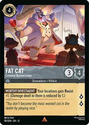 187/204·EN·12 Fat Cat - Criminal Businessman (Rare)