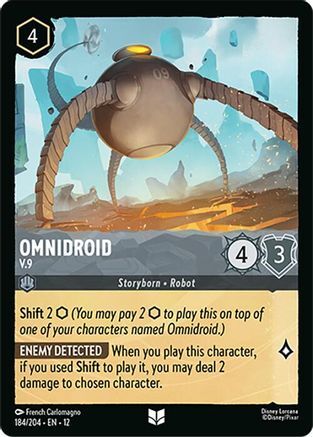 184/204·EN·12 Omnidroid - V.9 (Uncommon)
