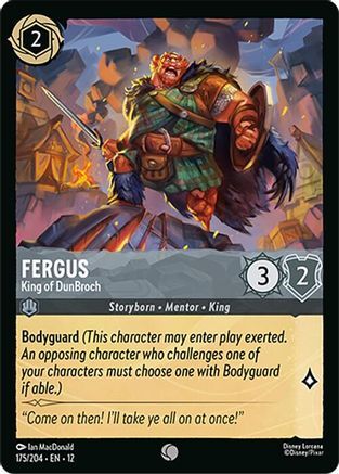175/204·EN·12 Fergus - King of DunBroch (Common)