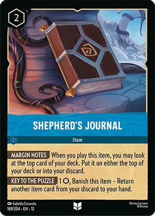 169/204·EN·12 Shepherd's Journal (Uncommon)