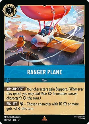 167/204·EN·12 Ranger Plane (Rare)