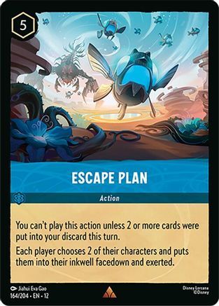 164/204·EN·12 Escape Plan (Rare)