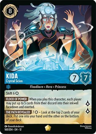 160/204·EN·12 Kida - Crystal Scion (Legendary)
