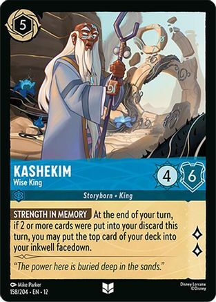 158/204·EN·12 Kashekim - Wise King (Uncommon)