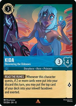 157/204·EN·12 Kida - Discovering the Unknown (Rare)