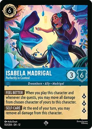 153/204·EN·12 Isabela Madrigal - Perfectly in Control (Super Rare)