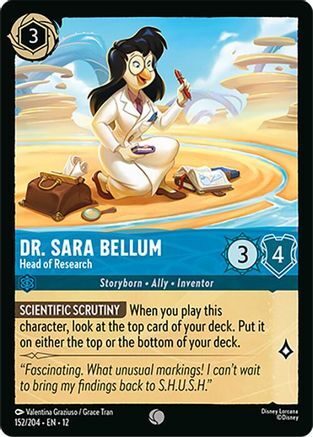 152/204·EN·12 Dr. Sara Bellum - Head of Research (Common)