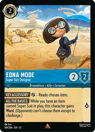 149/204·EN·12 Edna Mode - Super Suit Designer (Rare)