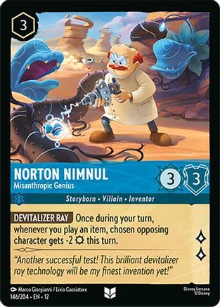 146/204·EN·12 Norton Nimnul - Misanthropic Genius (Uncommon)