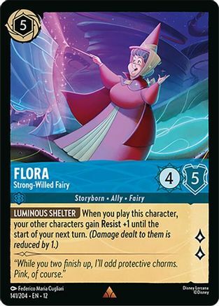 141/204·EN·12 Flora - Strong-Willed Fairy (Rare)