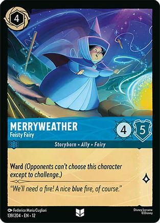 139/204·EN·12 Merryweather - Feisty Fairy (Uncommon)