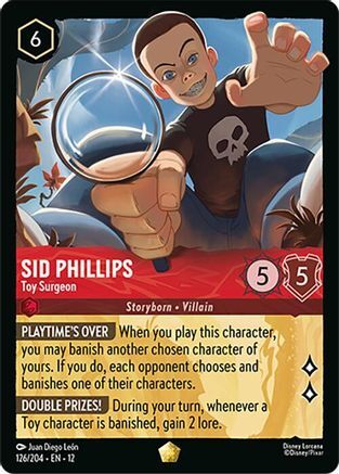 126/204·EN·12 Sid Phillips - Toy Surgeon (Legendary)