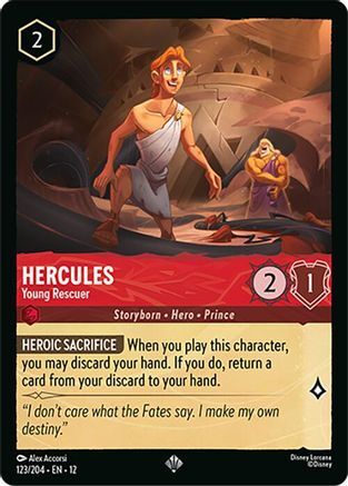 123/204·EN·12 Hercules - Young Rescuer (Super Rare)