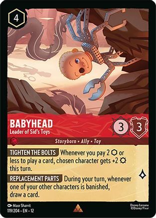 119/204·EN·12 Babyhead - Leader of Sid's Toys (Rare)