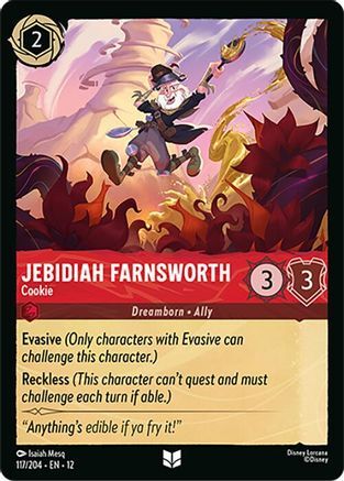 117/204·EN·12 Jebidiah Farnsworth - Cookie (Uncommon)