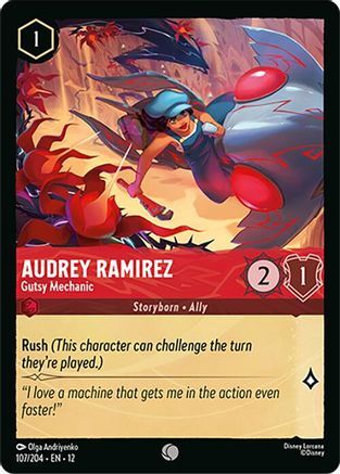 107/204·EN·12 Audrey Ramirez - Gutsy Mechanic (Common)