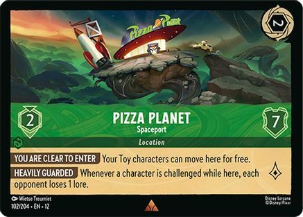 102/204·EN·12 Pizza Planet - Spaceport (Rare)