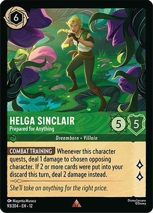 93/204·EN·12 Helga Sinclair - Prepared for Anything (Rare)