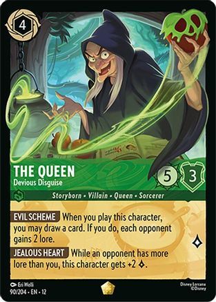 90/204·EN·12 The Queen - Devious Disguise (Legendary)