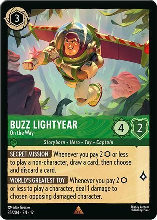 85/204·EN·12 Buzz Lightyear - On the Way (Rare)