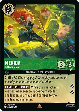 89/204·EN·12 Merida - Gifted Archer (Rare)