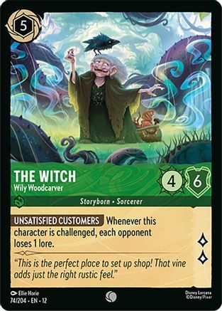 74/204·EN·12 The Witch - Wily Woodcarver (Common)