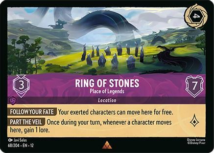 68/204·EN·12 Ring of Stones - Place of Legends (Rare)