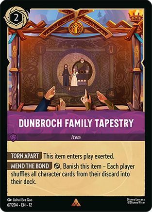 67/204·EN·12 DunBroch Family Tapestry (Rare)