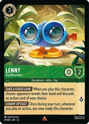 79/204·EN·12 Lenny - Toy Binoculars (Rare)