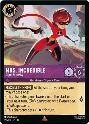 49/204·EN·12 Mrs. Incredible - Super Stretchy (Rare)