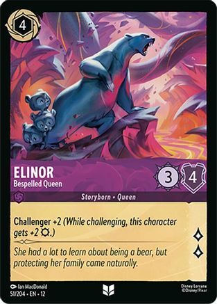 51/204·EN·12 Elinor - Bespelled Queen (Uncommon)