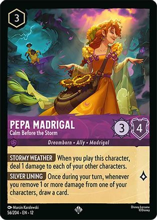 56/204·EN·12 Pepa Madrigal - Calm Before the Storm (Super Rare)