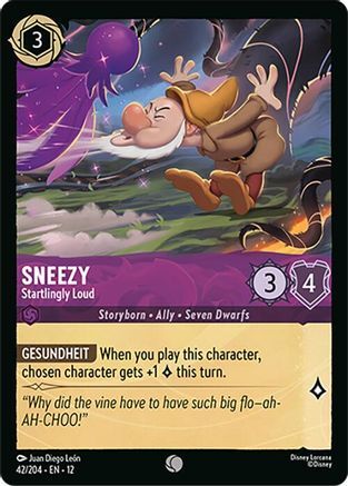 42/204·EN·12 Sneezy - Startlingly Loud (Common)