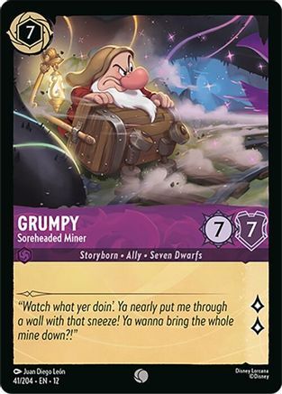 41/204·EN·12 Grumpy - Soreheaded Miner (Common)