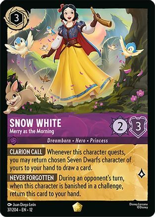 37/204·EN·12 Snow White - Merry as the Morning (Legendary)