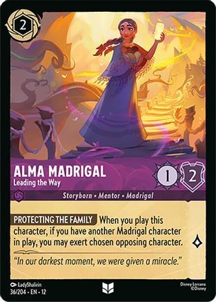36/204·EN·12 Alma Madrigal - Leading the Way (Uncommon)