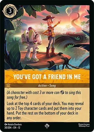 30/204·EN·12 You've Got a Friend in Me (Super Rare)