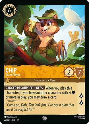 27/204·EN·12 Chip - Team Player (Common)