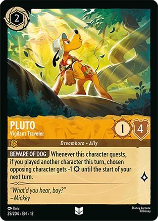 25/204·EN·12 Pluto - Vigilant Traveler (Uncommon)