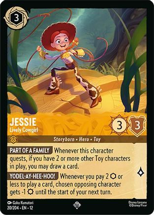 20/204·EN·12 Jessie - Lively Cowgirl (Super Rare)