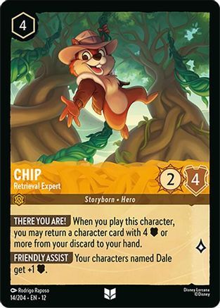 14/204·EN·12 Chip - Retrieval Expert (Uncommon)