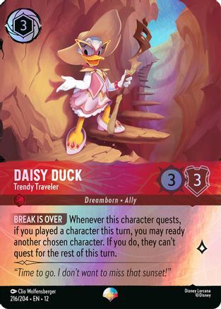 216/204·EN·12 Daisy Duck - Trendy Traveler (Epic)