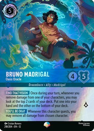 218/204·EN·12 Bruno Madrigal - Oasis Oracle (Epic)