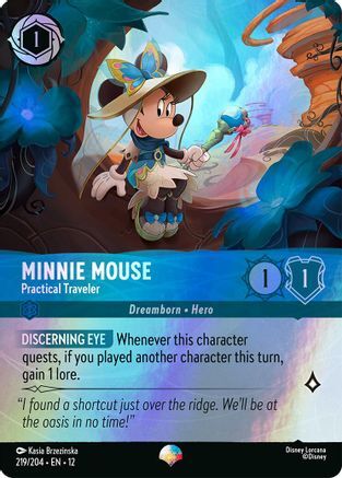 219/204·EN·12 Minnie Mouse - Practical Traveler (Epic)