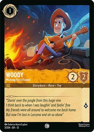3/204·EN·12 Woody - Waiting for a Friend (Common)