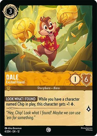 4/204·EN·12 Dale - Excited Friend (Common)