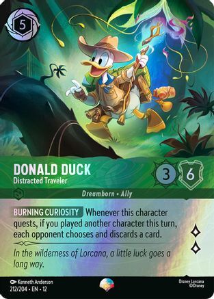 212/204·EN·12 Donald Duck - Distracted Traveler (Epic)